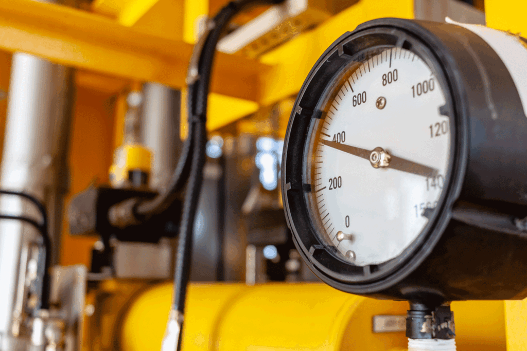 Image of a pressure gauge